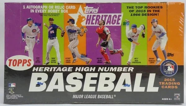 2015 Topps Heritage High Number Baseball Hobby Box - CardVault Collections