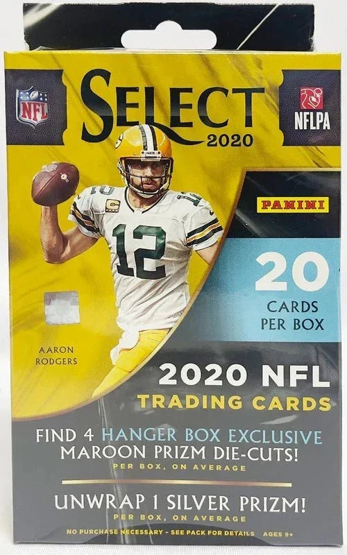 2020 Panini Select Football Hanger Box (Maroon Prizms) - CardVault Collections
