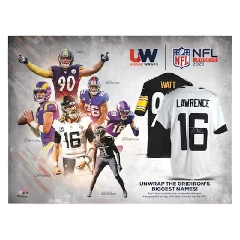 2023 Fanatics Under Wraps Football Autographed Jersey Box - CardVault Collections