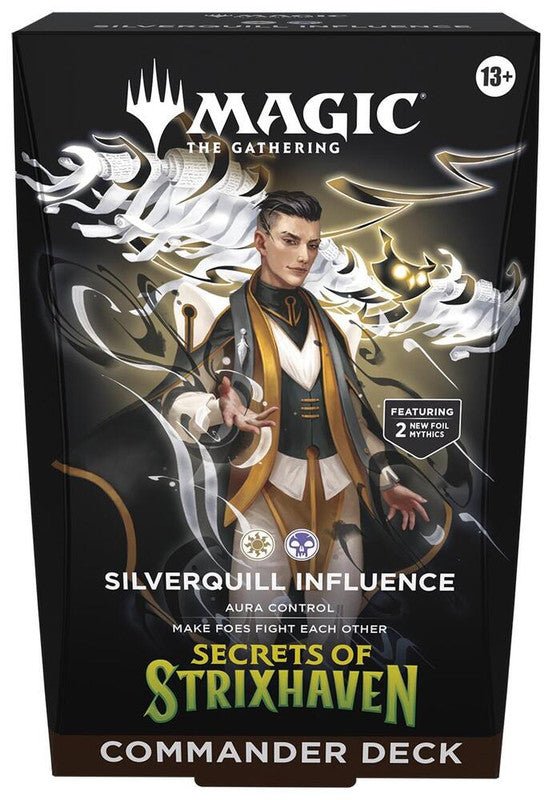 Magic The Gathering: Secrets of Strixhaven Commander Deck (Silverquill Influence) - CardVault Collections