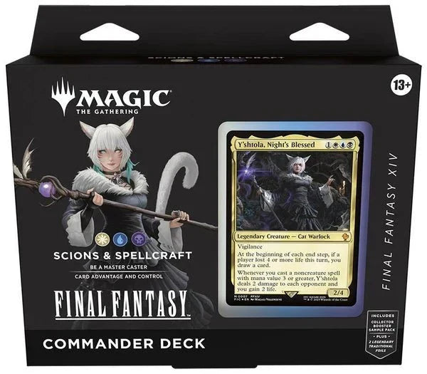 Magic the Gathering: Universes Beyond - Final Fantasy Commander Deck (Scions and Spellcraft) - CardVault Collections