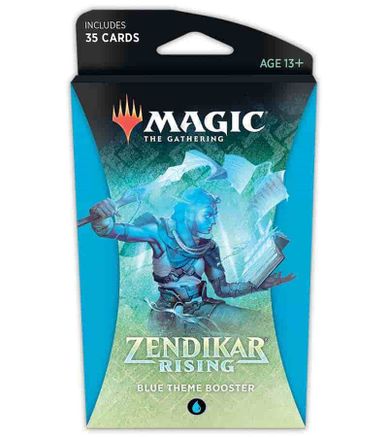 Magic the Gathering: Zendikar Rising Theme Deck (Blue) - CardVault Collections