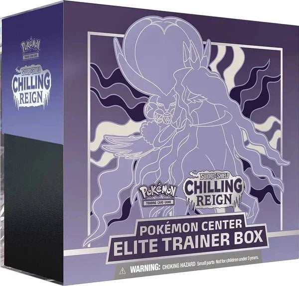 Pokemon Sword and Shield: Chilling Reign Pokemon Center Elite Trainer Box (Shadow Rider Calyrex) - CardVault Collections