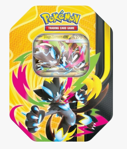 Pokemon TCG: Mega Evolution - Mega Forces Tin (Mega Zeraora EX) (PRE-ORDER)