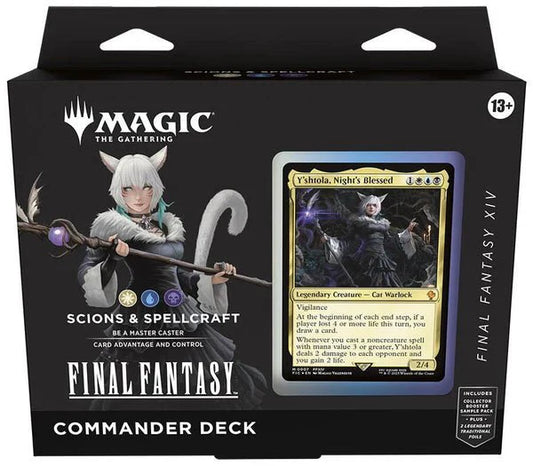 Magic the Gathering: Universes Beyond - Final Fantasy Commander Deck (Scions and Spellcraft) - CardVault Collections